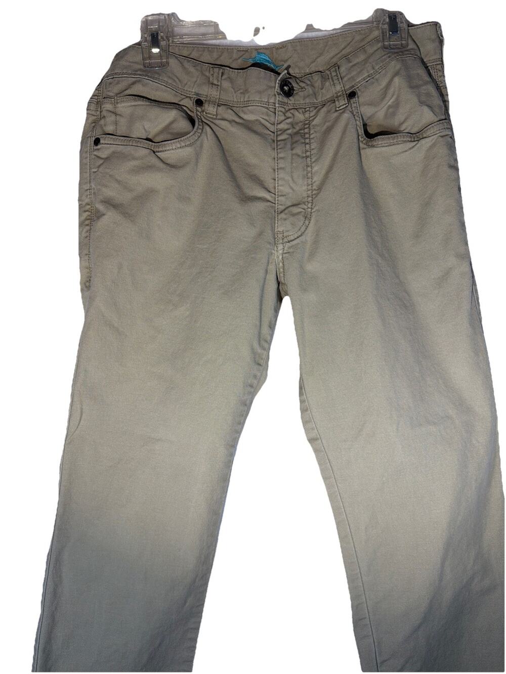 Tommy Bahama Jeans Khaki Pants Jeans Mens 32x34 Tan Utility Relaxed Fit Gorpcore